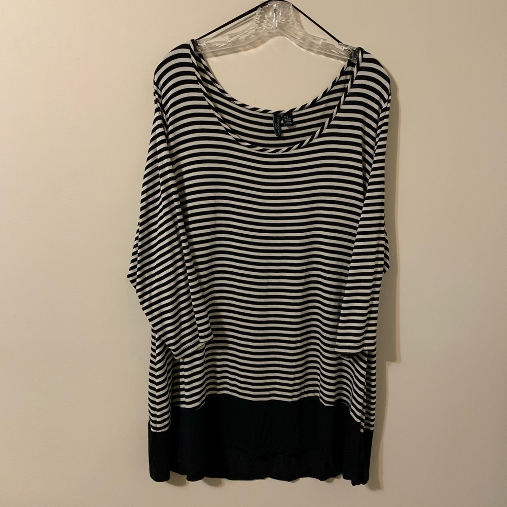 CYNTHIA ROWLEY Stripped Top size 3X - Picture 2 of 15